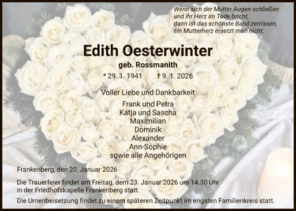 Edith Oesterwinter