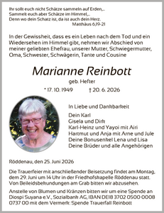 Marianne Reinbott